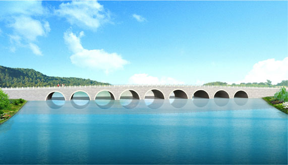 安吉沙田坝桥及接线工程